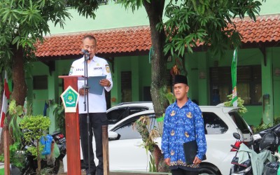 Upacara Peringatan Hari Amal Bakti Kemenag ke-78 di MTs Negeri 4 Bogor